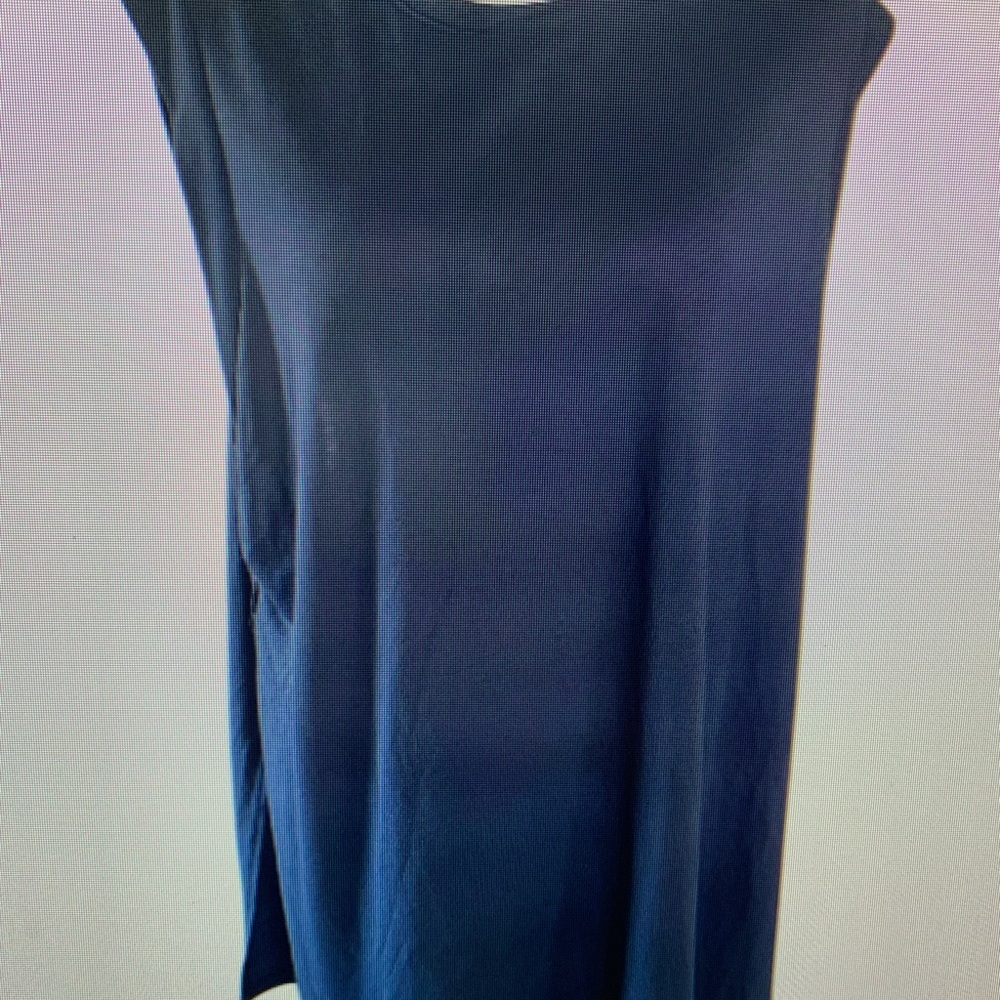 Sleeveless Navy Blue Women's Top